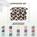Printed Comforter Set With 2 Pillow Shams Brushed Microfiber Utopia Bedding. Fixed Price $38.23.