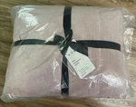 West Elm Quilt Full/ Queen Cotton Rose Mauve Velvet Pick Stitch. Fixed Price $159.16.