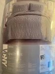 Full/queen Embossed "shore" Quilt Set Light Grey - Vcny Home. Fixed Price $17.50.