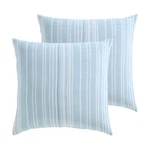 Boracay Stripe Muslin Euro Sham Set Of 2 Unquilted - Levtex Home. Fixed Price $54.99.