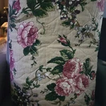 Pottery Barn Adelise Floral Cotton Linen Reversible F/q Quilt French Country. Fixed Price $129.00.