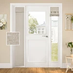 Homeideas Blackout Linen Sidelight Curtains For Front Door, Window .... Fixed Price $25.05.