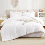 Litanika Comforter Queen Size Set White - 7 Pieces Bag Bedding.... Fixed Price $69.17.