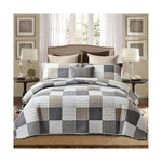 Pangushan 100% Cotton Quilt Set King Size,patchwork Plaid Bedding Bedspreads,.... Fixed Price $143.80.