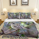 3D Sparrow Branch Forest Background Quilt Cover Bedding Sets Pillowcases 64. Fixed Price $79.60.