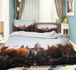 3D City Landscape Quilt Cover Bedding Sets Pillowcases Queen. Fixed Price $78.64.