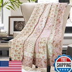 Cozyholy Original 100 Cotton Queen Size Pink Floral Patchwork Quilted. Fixed Price $101.48.