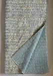 Pottery Barn Yellow Sage Green Damask Channel Stitch Cotton Silk King Quilt. Fixed Price $99.99.