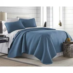 Vilano Oversized Coronet Blue Twin Microfiber Quilt And Sham Set. Fixed Price $19.99.