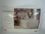 Nostalgia Home Lexington Taupe Queen Bedspread Honeycomb Design. Fixed Price $115.00.