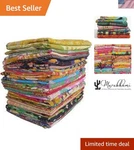 10 Pieces Mix Lot Of Indian Kantha Quilts Cotton Bed Cover Throw Old Sari Mad.... Fixed Price $192.88.
