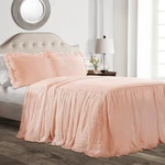Lush Decor Ruffle Skirt Bedspread Set 3-PIECE Luxurious Farmhouse Bedding. Fixed Price $161.33.