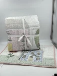 New Pottery Barn Kids Dollhouse Wholecloth Queen Quilt & 1 St Sham, Ivory. Fixed Price $199.00.