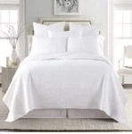 Levtex Home Cross Stitch Bright White Quilt Set King Niop. Fixed Price $93.99.