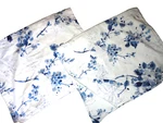 Ralph Lauren Sandra Watercolor Blue & White Floral (2) King Pillow Shams 20X36. Fixed Price $55.20.