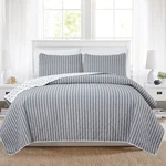 Market & Place 3 Piece Reversible Quilt Set With Shams All-season Soft Light. Fixed Price $58.32.