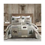 Perhom Quilt King Size - 100% Cotton Lightweight Cabin Plaid Beddi.... Fixed Price $143.80.