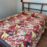 Poetic Wanderlust Quilt Tracy Porter Queen 96X90ABSTRACT Floral Red Coverlet. Fixed Price $99.00.