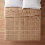 Full/queen Waffle Matelasse Quilt Comforter Camel - Threshold Studio Mcgee Nwt. Fixed Price $66.49.