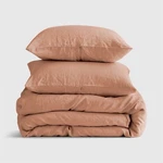 Quince Full/queen European Linen Duvet Cover W/ Dust Bag Desert Sunset. Fixed Price $129.90.