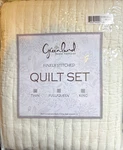 Greenland Home Fashions Monterrey Quilt Set Antique White Twin W/sham Nip. Fixed Price $49.99.