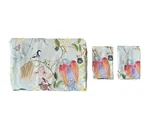 Anthropologie Floral Birds Cotton Queen Duvet Cover & 2 Pillow Shams Euc Bed Set. Fixed Price $89.00.