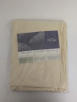 New L.l. Bean Beige (straw) Twin Textured Jacquard Bedspread 80"X 108" Portugal. Fixed Price $94.95.