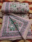Indian Hand Made Block Print Cotton Quilt 100% Jaipuri Famous Razai. Fixed Price $165.44.