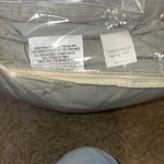 Twin/twin Extra Long Cotton Linen Chambray Comforter & Sham Set Moss Green. Fixed Price $40.00.