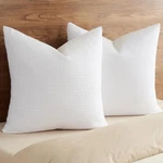 Phf 100% Cotton Waffle Weave Euro Shams 26" X (pack Of 2), White. Fixed Price $49.99.