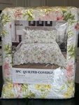 Glory Home Design Delilah Rose 3 Piece Quilted Coverlet Set With Shams King Size. Fixed Price $34.95.