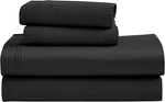 Luxury 1500 Thread Count Egyptian Cotton Queen Sheet Set - Black. Fixed Price $412.99.