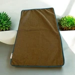 Hiend Paseo King Size Brown & Teal Pillow Sham Rustic Western Accents. Fixed Price $9.50.
