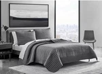 Vera Wang Quilts Polyester Fill Soft Cotton Solid Charcoal King Gray 3-PIECE. R4. Fixed Price $65.00.