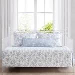 Laura Ashley Home - Daybed Set, Floral Bedding With Matching Shams & Pillow C.... Fixed Price $103.40.