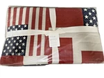 1 Pottery Barn American Flag Quilt King / Cali Patriotic July 4TH Red White Blue. Fixed Price $257.77.