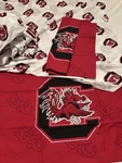 Northwest Ncaa South Carolina Gamecocks 4-PIECE Full Size Sheet Set. Fixed Price $35.00.