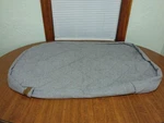 Orvis Dog Bed Memory Foam Lounger Light Gray Cover Only Large. Fixed Price $55.90.