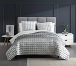 Riverbrook Home Lyndon Quilt Set, Queen, Silver, 3-PIECE. Fixed Price $86.40.