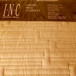 Caiman King Coverlet Stone Ivory Neutral Nib New Inc I.n.c. Luxury Egyptian Geo. Fixed Price $95.00.