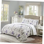 Adalia 3-PIECE Purple/gray Quilt Set () Full/queen &. Fixed Price $98.77.