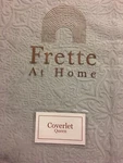 Frette Arabesque F/queen Coverlet Matelasse Medium Grey Jacquard Bnip. Fixed Price $427.79.