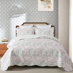 Etwel Lightweight Queen Size Quilt Set - Breathable Reversible Cotton Bedspread. Fixed Price $79.87.