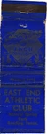 East End Athletic Club Mineral Spring Park Reading Penna Vintage Matchbook Cover. Fixed Price $9.99.