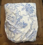 Love Shack Fancy Garden Damask Smocked Quilt Nwot Blue/ivory. Fixed Price $179.00.