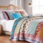 Greenland Home Fashions Thalia Bonus Set - Full/queen 90X90", Multi. Fixed Price $181.08.
