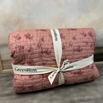 Greenrow Gingham Floral Reversible Quilt Twin Brown Multicolor Nwot. Fixed Price $279.95.