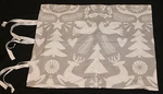 Homthreads Standard Sham Gray White Christmas Reindeer Snowflakes Nwop #243. Fixed Price $16.99.