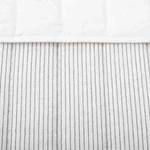 Hearth & Hand Magnolia Full Queen Quilt 88 X 92 Mini Stripe Cream Gray Cotton. Fixed Price $59.99.