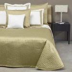 Signoria Di Firenze Siena Taupe King Channel Quilted Coverlet. Fixed Price $300.00.